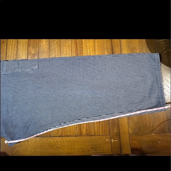 VINTAGE Dickies Blue White Hickory Striped 100% Cotton Bib Overalls - Picture 11 of 11